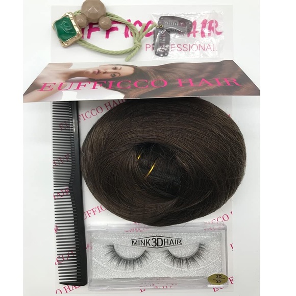 HUMAN HAIR Lace Base Clip In Hair Extensions Thick ends Double Wefted Remy Hair - Picture 5 of 7